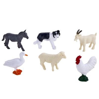 Набір фігурок Mojo Ферма лоша, качка, собака, цап, півень, ягня (380080/2)