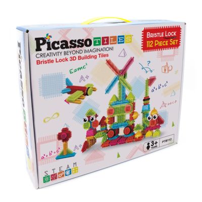 Конструктор Picasso tiles Hedgehog building blocks set 112 деталей (817338022631)