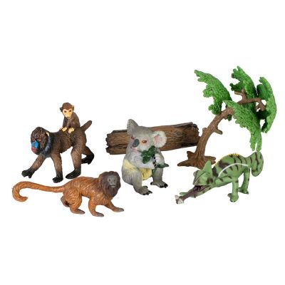 Набір фігурок Kids Team Сафарі Мандрил та дитинча коала хамелеон тамарин (Q9899-C8/2)