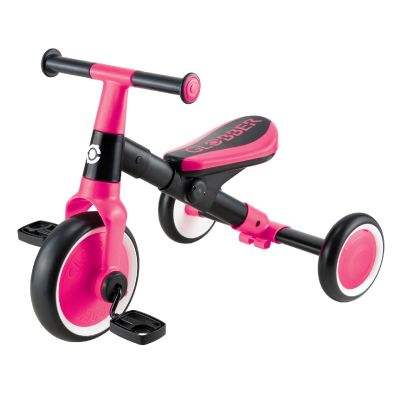 Велосипед Globber Learning trike 2 в 1 фуксія (735-110)
