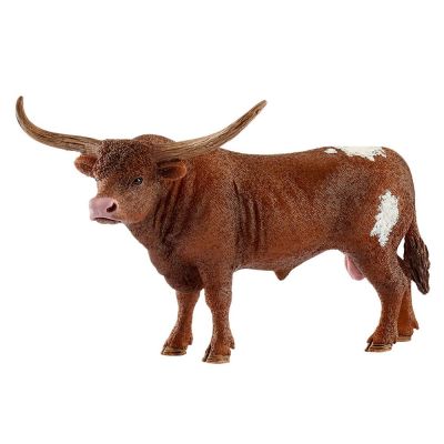 Пластикова фігурка Schleich Техаський бик лонгхорн 13,9 х 8,4 х 8,8 см (13866)