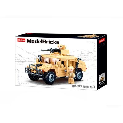 Конструктор Sluban Model Bricks Штурмовий автомобіль Хамер 265 деталей (M38-B0837)