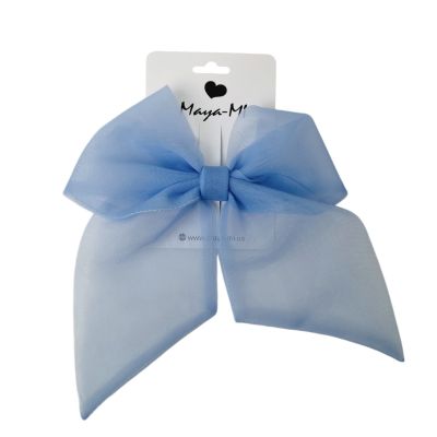 Заколка Мауа-МІ Бантик Невагомість блакитний (0199-0147-7-1)