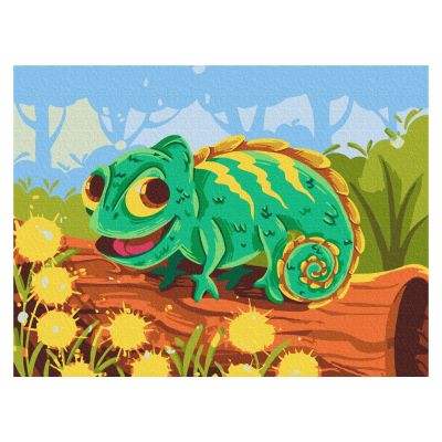 Картина за номерами Brushme Хамелеончик (KBS0144)