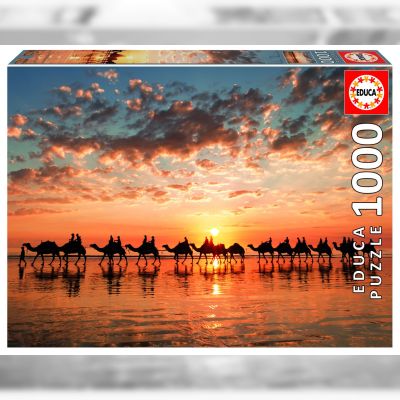 Пазл Educa Захід сонця на пляжі 1000 деталей (18492)