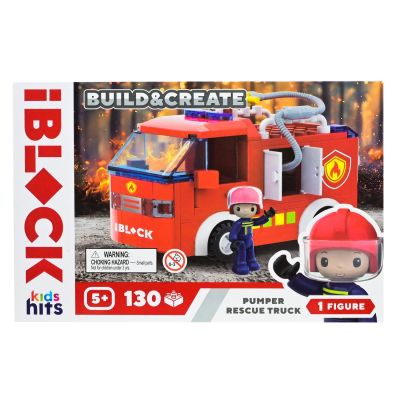 Конструктор IBLOCK Junior Kids hits Build & create Pumper rescue truck (KH43/001/3)