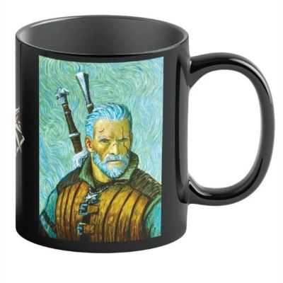 Термочутлива чашка GoodLoot Game Art Chronicles The Witcher Geralt Van Gogh (5908305247661)
