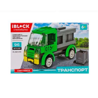 Конструктор IBLOCK Міський транспорт зелений (PL-921-472/4)