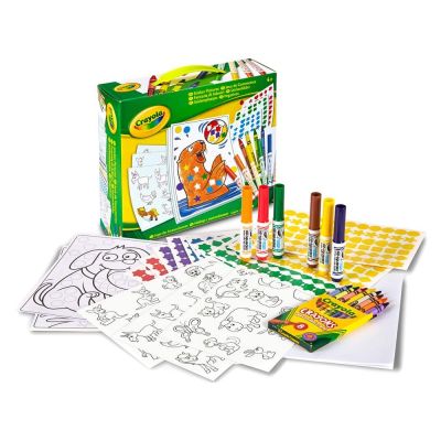 Набір картинок з наклейками Crayola (04-6801)