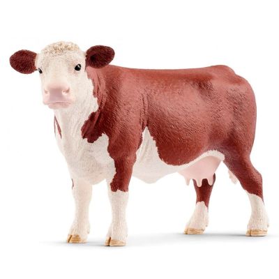 Пластикова фігурка Schleich Герефордська корова 13,8 х 4 х 7,9 см (13867)