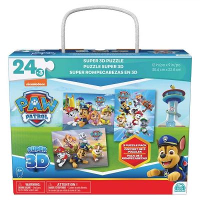 3D Пазл Spin Master Цуценячий патруль Супер 3D 3 в 1 (SM98351/6066807)