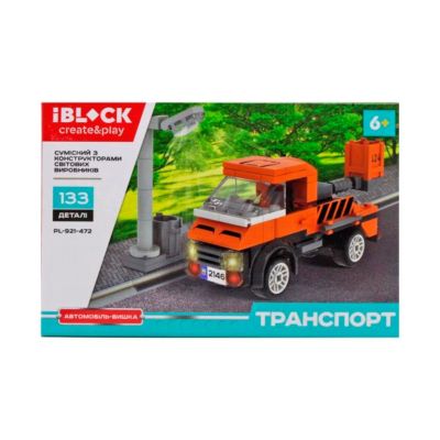 Конструктор IBLOCK Міський транспорт помаранчевий (PL-921-472/2)