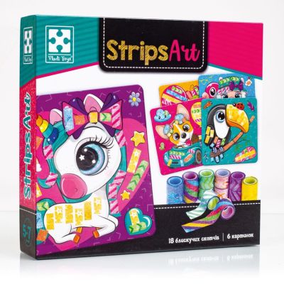 Набір для творчості Vladi Toys Strips Art Щасливі мордочки (VT4433-13)