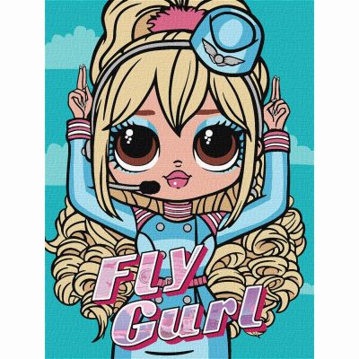 Картина за номерами Ідейка Lol Surprise OMG Fly Gurl 30х40 см (KHO6275)