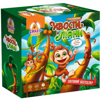 Настільна гра Vladi Toys Crazy Koko Хвости й ліани (VT8055-39)
