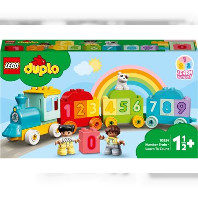 Конструктор LEGO DUPLO Потяг із цифрами – вчимося рахувати (10954)