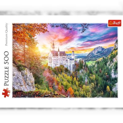 Пазли Trefl Вид на замок Нойшванштайн Німеччина 500 елементів (37427)