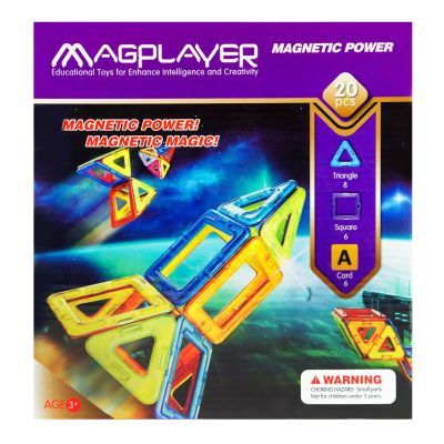 Конструктор Magplayer Магнітний набір 20 елементів (MPA-20)
