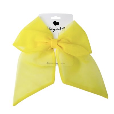 Заколка Мауа-МІ Бантик Невагомість жовтий (0199-0147-8-1)