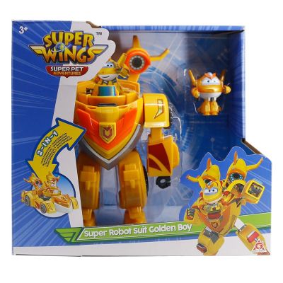 Ігровий набір Super Wings Super Robot Suit Золотий Хлопчик (EU770352)