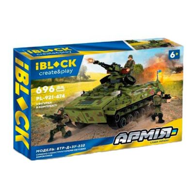 Конструктор IBLOCK Армія БТР-Д ЗУ-232 (PL-921-474)