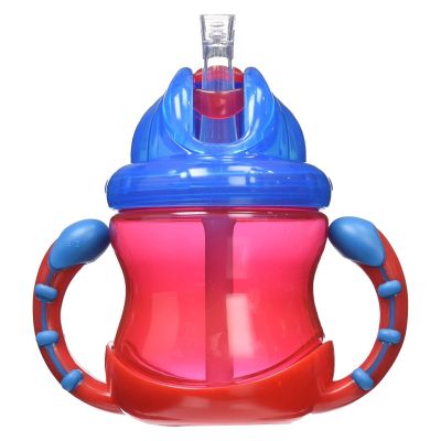 Поїльник Nuby Flip-It з трубочкою-непроливайкою червоний (NV0404002/NV0404002red)