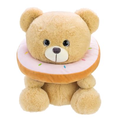 М'яка іграшка Shantou Jinxing Ведмедик з пончиком 30 см (C46607)