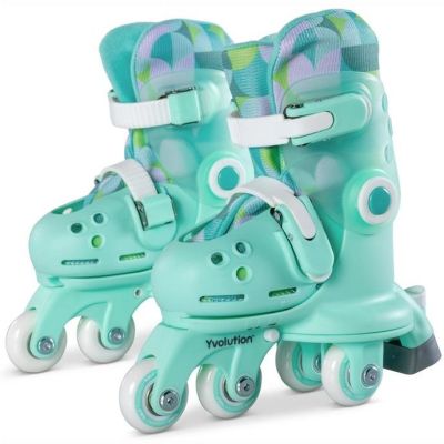 Роликові ковзани YVolution Twista салатові (YVolution)