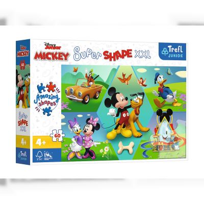 Пазл Trefl Super shape XXL Завжди весело з Міккі 60 елементів (50014)
