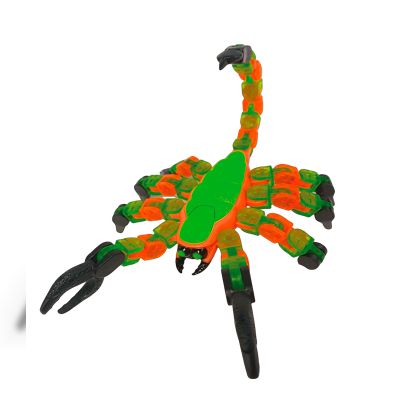 Фігурка Klixx Creaturez Fidget Скорпіон зелено-червоний (KX110_A)