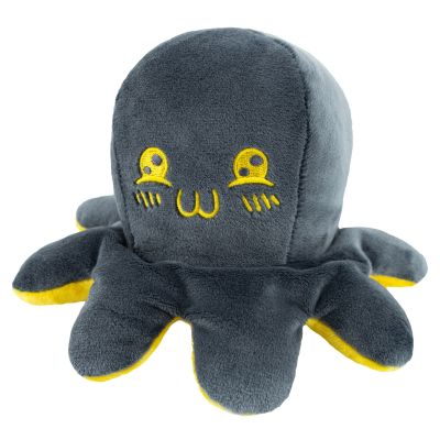 ​М'яка іграшка KidsQo Восьминіг перевертиш сіро-жовтий 11 см (KD660)
