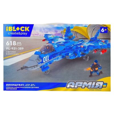 Конструктор IBLOCK Армія Винищувач СУ-27 (PL-921-389)
