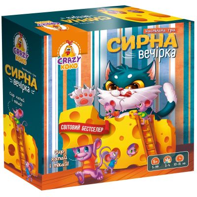 Настільна гра Vladi Toys Crazy Koko Сирна вечірка (VT8055-38)