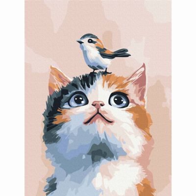 Картина за номерами Brushme Маленькі друзі 30х40 см (KBS0196)