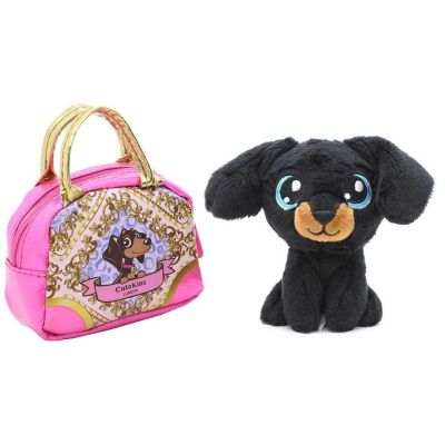 М'яка іграшка Funville Cutekins Домашні улюбленці у сумочках Такса 10 см (FV35061/1)