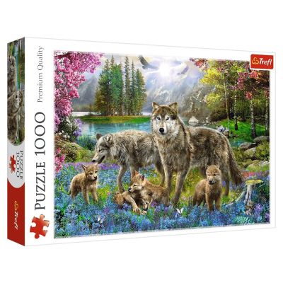 Пазл Trefl Родина вовків 1000 елементів (10558)