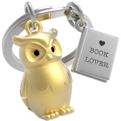 Брелок Metalmorphose Owl & Book (8000020592955)