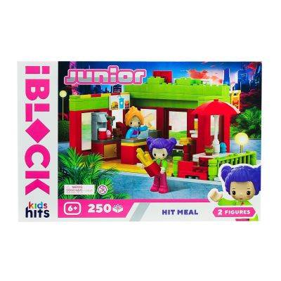 Конструктор IBLOCK Junior Kids hits Фудкорт 250 деталей (KH08/003/2)