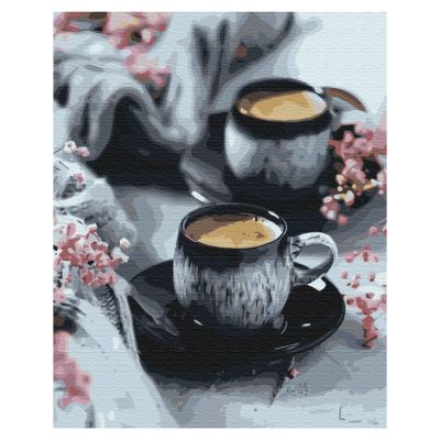 Картина за номерами Brushme Кава в чашках (BS52053)