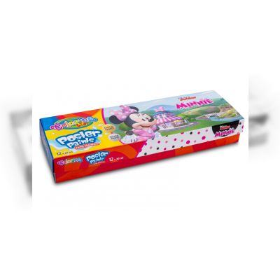 Набір гуаші Colorino Disney Мінні Маус 12 кольорів 20 мл (90645PTR)
