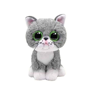 ​М’яка іграшка TY Beanie Boos Сірий котик Fergus (36581)