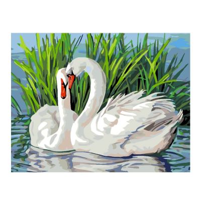 Картина за номерами Rosa Start Лебедина пара 35 x 45 см (N00013569)