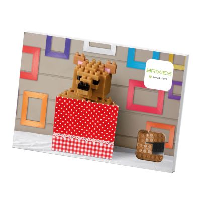 Конструктор BRIXIES Листівка Ведмедик Тедді 59 деталей (220.024)