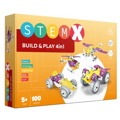 Конструктор StemX Build and play 4 в 1 (73308)