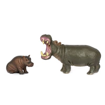 Набір фігурок Kids Team Сафарі Бегемот з бегемотиком (Q9899-A23/1)