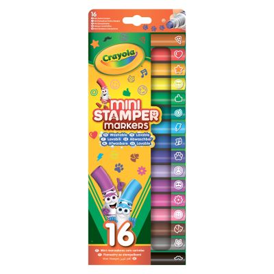 Набір міні-фломастерів Crayola зі штампами (58-8741)