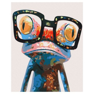 Картина за номерами Brushme Жабка в окулярах (BS9344)