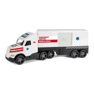 Машинка Wader Magic truck Швидка допомога фари світяться (36210)