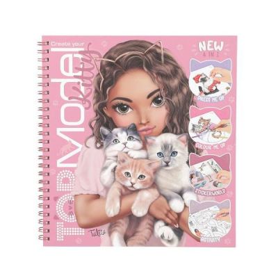 Розмальовка з наклейками Top Model Креативне кошеня (0413038)