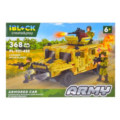 Конструктор IBLOCK Army 368 деталей (PL-921-432)